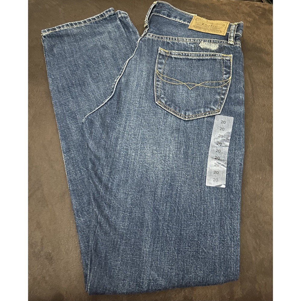 Polo Ralph Lauren Boys 20 The Sullivan Slim Distressed Jeans Sz 20 Blue